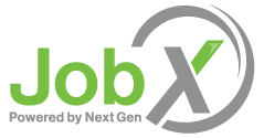 JOBX Logo - Powered by nextgen